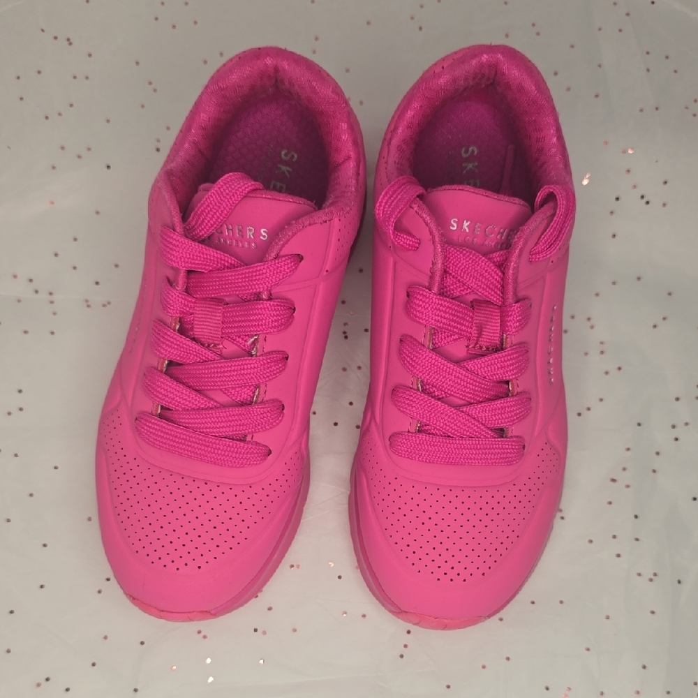 Skechers Kids' Vibrant Pink Sneakers